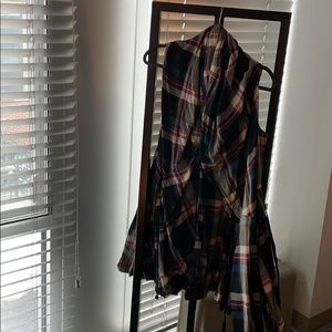 HOLD FOR DIA Relist of Allsaints tartan dress